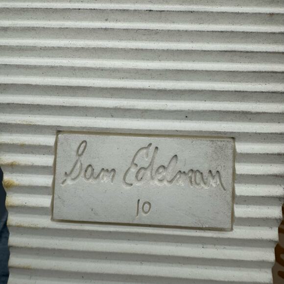 Sam Edelman Ainslie Braided Slides Peach Size 10 - Picture 6 of 10